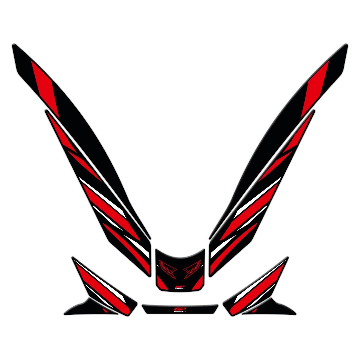 GP Kompozit Honda PCX 125 2021-2024 Uyumlu Ön Grenaj Pad Kırmızı