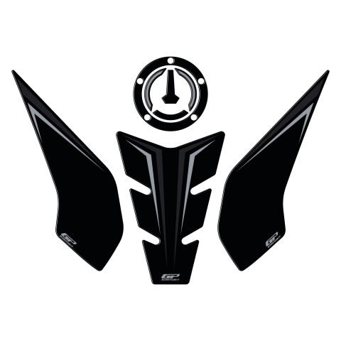 GP Kompozit RKS SRK250RR 2023-2024 Uyumlu Tank Pad Siyah