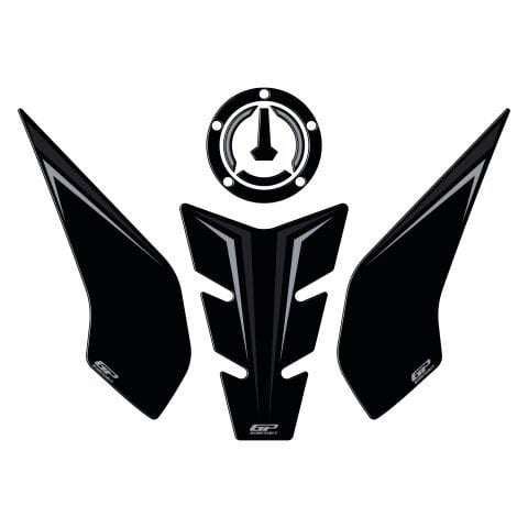 GP Kompozit RKS SRK250RR 2023-2024 Uyumlu Tank Pad Siyah