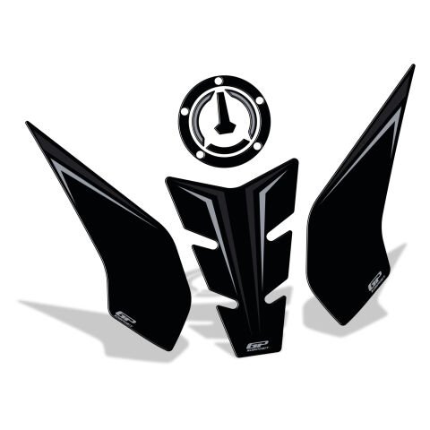 GP Kompozit RKS SRK250RR 2023-2024 Uyumlu Tank Pad Siyah