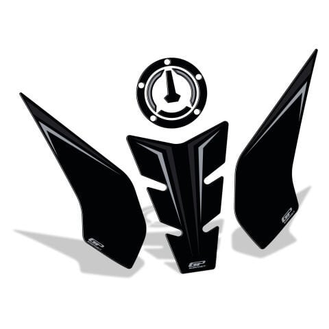 GP Kompozit RKS SRK250RR 2023-2024 Uyumlu Tank Pad Siyah