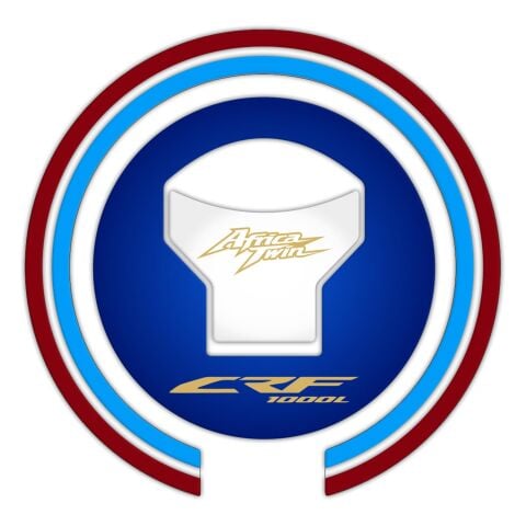 GP Kompozit Honda Africa Twin CRF1000L 2018-2019 Uyumlu Tank Pad Seti Tricolor