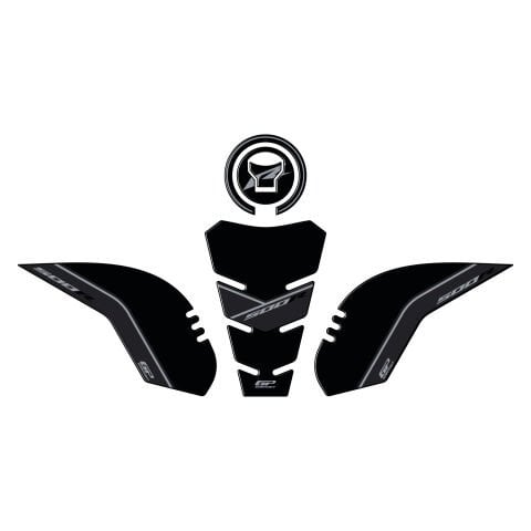 GP Kompozit Honda CBR500R 2025 Uyumlu Tank Pad Siyah