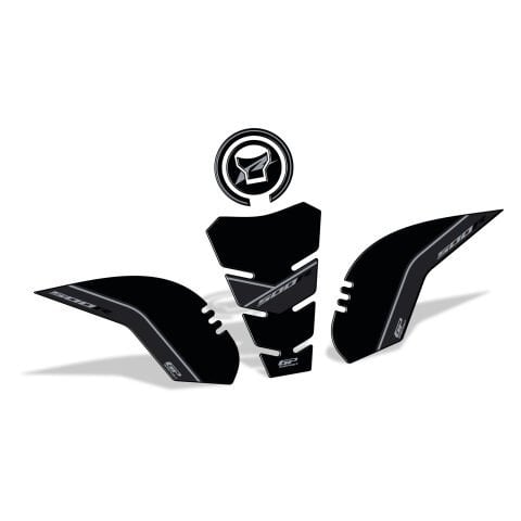 GP Kompozit Honda CBR500R 2025 Uyumlu Tank Pad Siyah