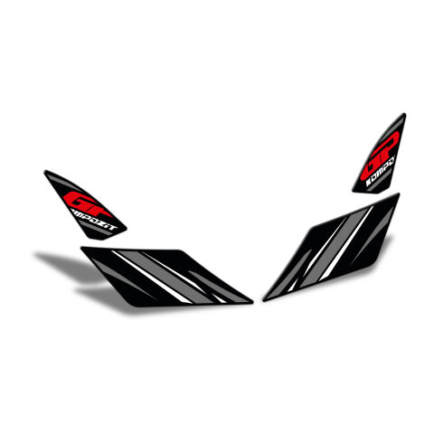 GP Kompozit Honda PCX 125 2021-2024 Uyumlu Artçı Ayak Pad Gri