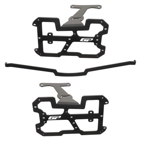 GP Kompozit Honda Forza 250 2018-2025 Uyumlu Yan Çanta Demiri Siyah