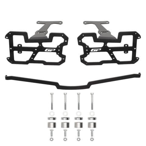 GP Kompozit Honda Forza 250 2018-2025 Uyumlu Yan Çanta Demiri Siyah