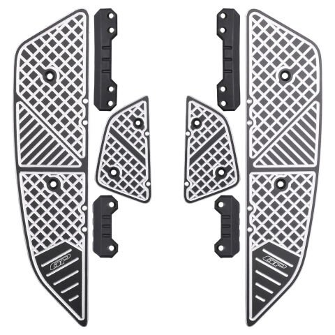 GP Kompozit Honda PCX 125 2025 Uyumlu Basamak Alüminyum Siyah