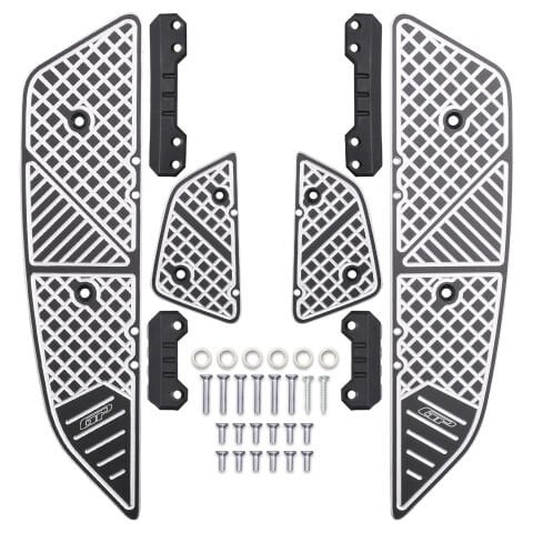 GP Kompozit Honda PCX 125 2025 Uyumlu Basamak Alüminyum Siyah