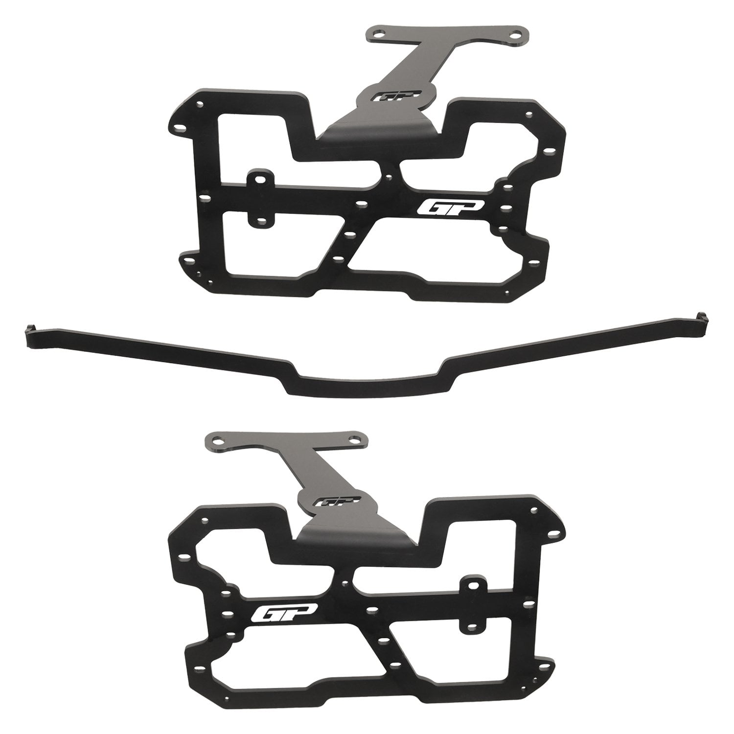 GP Kompozit Honda ADV 350 2023-2026 Uyumlu Yan Çanta Demiri Siyah