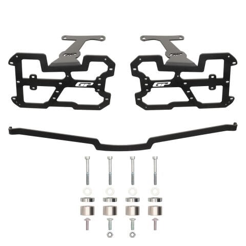 GP Kompozit Honda ADV 350 2023-2025 Uyumlu Yan Çanta Demiri Siyah