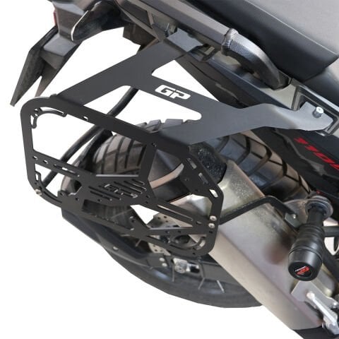 GP Kompozit Honda Africa Twin CRF1100L 2020-2024 Uyumlu Yan Çanta Demiri Siyah