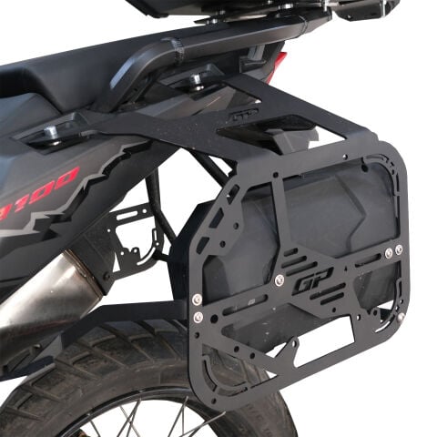 GP Kompozit Honda Africa Twin CRF1100L 2020-2024 Uyumlu Yan Çanta Demiri Siyah