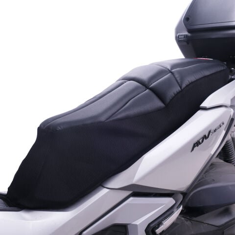 GP Kompozit Honda ADV 350 2023-2026 Uyumlu Fileli Motosiklet Konfor Sele Kılıfı Siyah
