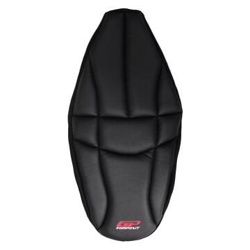 GP Kompozit Yamaha XMAX 250-400 2018-2024 Uyumlu Fileli Motosiklet Konfor Sele Kılıfı Siyah