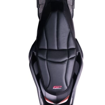 GP Kompozit Yamaha XMAX 250-400 2018-2024 Uyumlu Fileli Motosiklet Konfor Sele Kılıfı Siyah