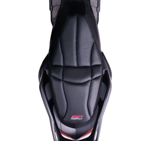 GP Kompozit Yamaha XMAX 250-400 2018-2026 Uyumlu Fileli Motosiklet Konfor Sele Kılıfı Siyah