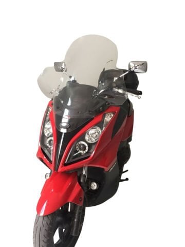 GP Kompozit Kymco Downtown 300i 2010-2015 Uyumlu Ön Cam Füme