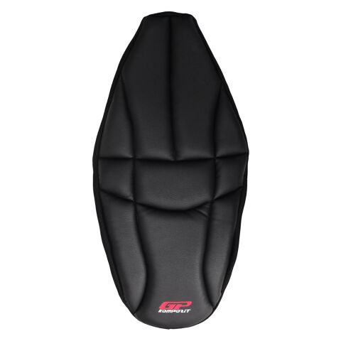 GP Kompozit Honda Forza 250 2018-2025 Uyumlu Fileli Motosiklet Konfor Sele Kılıfı Siyah