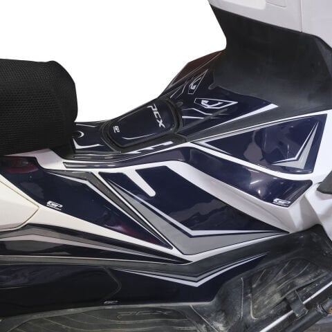 GP Kompozit Honda PCX 125 / 150 2025-2026 Uyumlu Yan Ayak Pad Mavi