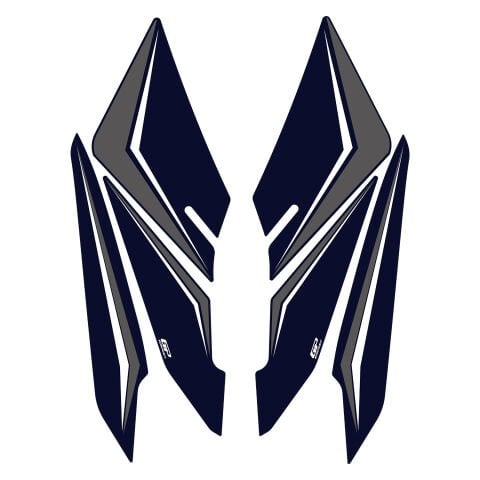 GP Kompozit Honda PCX 125 / 150 2025-2026 Uyumlu Yan Ayak Pad Mavi