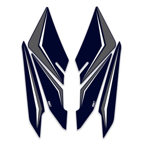 GP Kompozit Honda PCX 125 / 150 2025-2026 Uyumlu Yan Ayak Pad Mavi