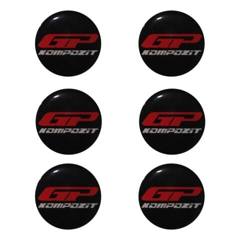 GP Kompozit Takoz Damla Etiket Sticker 6 Adet - Yedek Parça