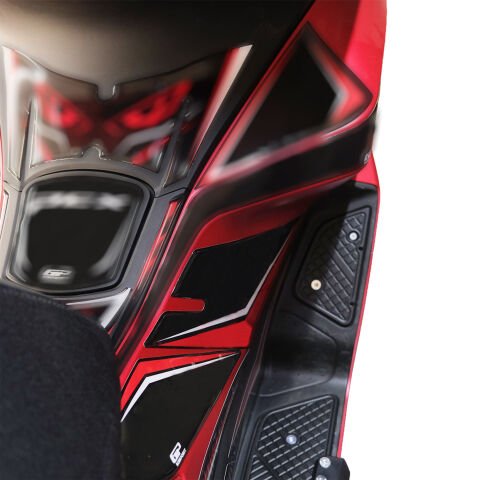 GP Kompozit Honda PCX 125 / 150 2025-2026 Uyumlu Yan Ayak Pad Kırmızı