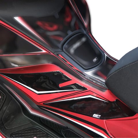 GP Kompozit Honda PCX 125 / 150 2025-2026 Uyumlu Yan Ayak Pad Kırmızı
