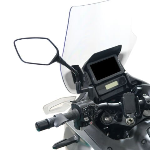 GP Kompozit Honda NT 1100 2022-2025 Uyumlu Ayna Genişletme Siyah