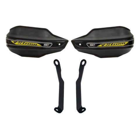 GP Kompozit Suzuki V-Strom 800 DE 2024-2025 Uyumlu Plastik Elcik Koruma Sarı