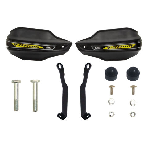 GP Kompozit Suzuki V-Strom 800 DE 2024-2025 Uyumlu Plastik Elcik Koruma Sarı