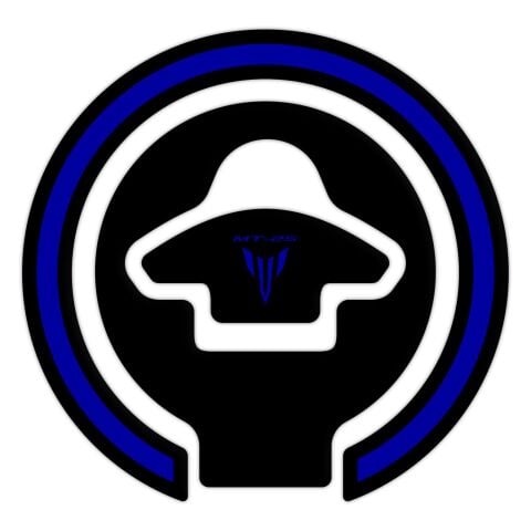 GP Kompozit Yamaha MT-25 2015-2019 Uyumlu Tank Pad Seti Siyah-Lacivert