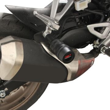 GP Kompozit Honda CB250R 2018-2024 Uyumlu Egzoz Koruma Takozu Siyah