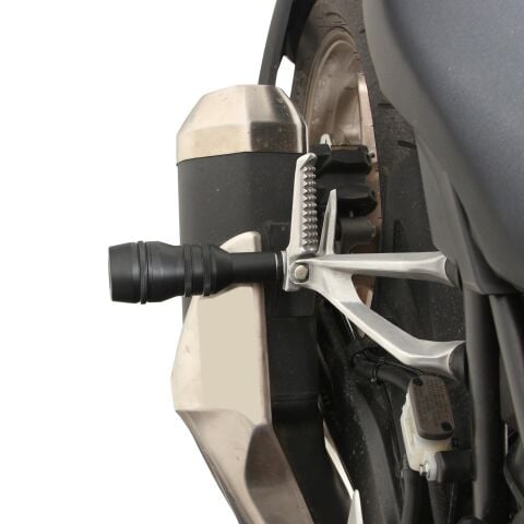 GP Kompozit Honda CB250R 2018-2024 Uyumlu Egzoz Koruma Takozu Siyah