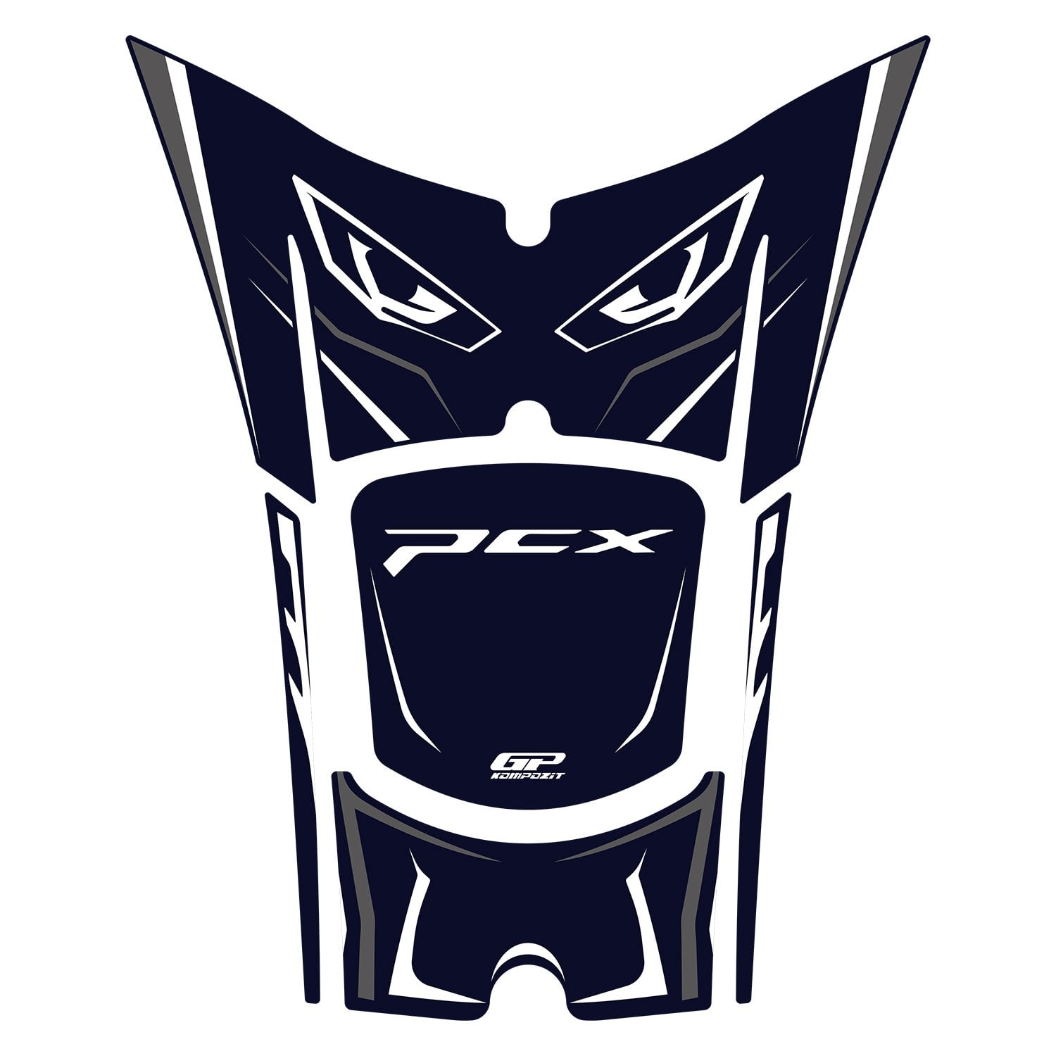 GP Kompozit Honda PCX 125 / 150 2025-2026 Uyumlu Tank Pad Mavi