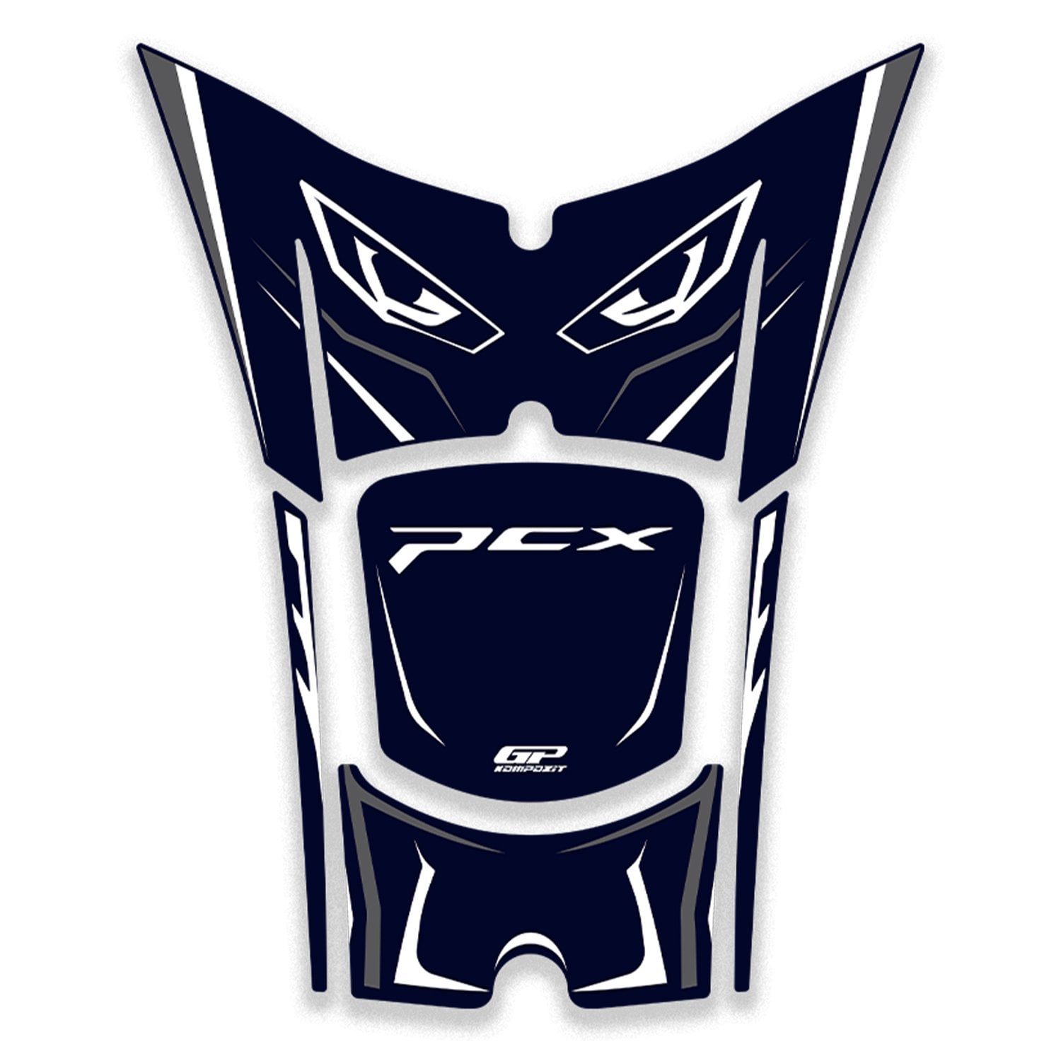 GP Kompozit Honda PCX 125 / 150 2025-2026 Uyumlu Tank Pad Mavi