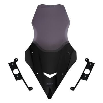 GP Kompozit SYM Jet X 125 2022-2024 Uyumlu Ön Cam Füme 79 cm