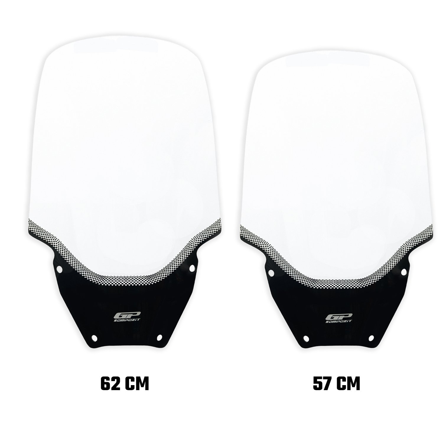 GP Kompozit Honda Forza 250 2021-2026 Uyumlu Baskılı Ön Tur Camı Şeffaf