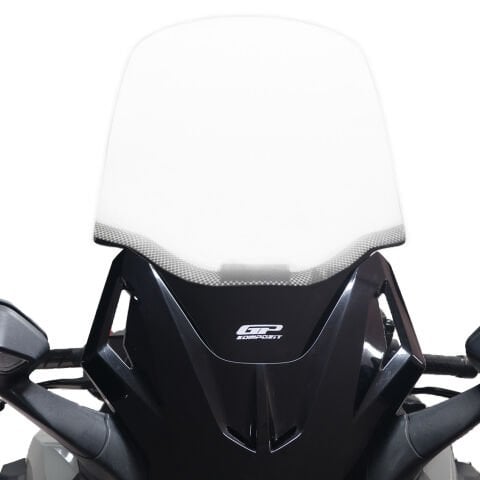 GP Kompozit Honda Forza 250 2021-2025 Uyumlu Baskılı Ön Tur Camı Şeffaf