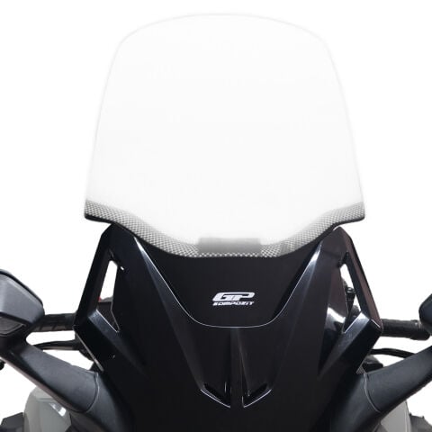 GP Kompozit Honda Forza 250 2021-2026 Uyumlu Baskılı Ön Tur Camı Şeffaf