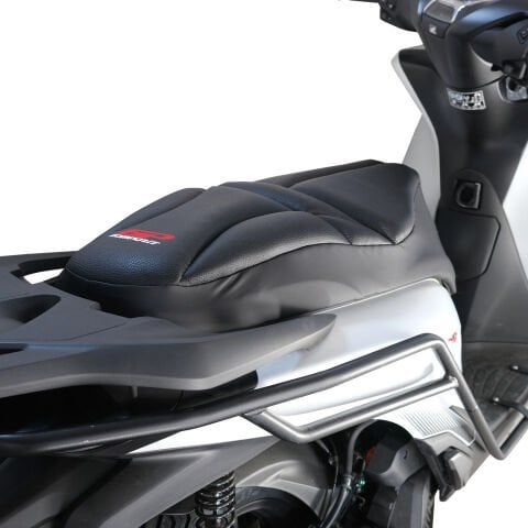 GP Kompozit Honda SH 125 2024-2025 Uyumlu Motosiklet Konfor Sele Kılıfı Siyah