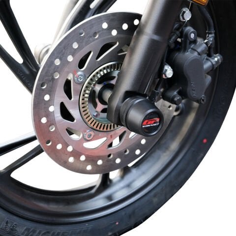 GP Kompozit Honda SH 125 2024-2025 Uyumlu Ön Aks Koruma Takozu Siyah