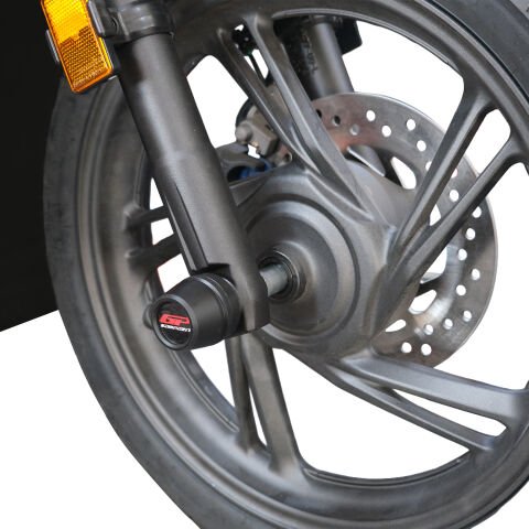 GP Kompozit Honda SH 125 2024-2025 Uyumlu Ön Aks Koruma Takozu Siyah
