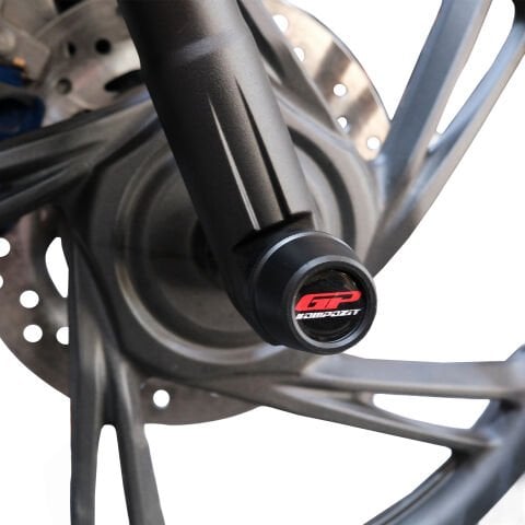 GP Kompozit Honda SH 125 2024-2025 Uyumlu Ön Aks Koruma Takozu Siyah