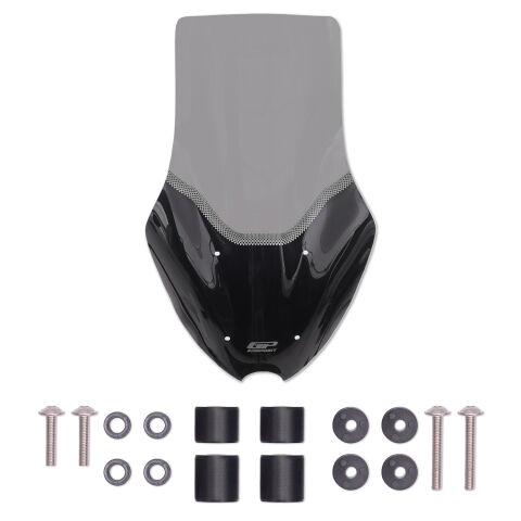 GP Kompozit Yamaha NMAX 125 / 155 2025-2026 Uyumlu Ön Tur Camı Füme