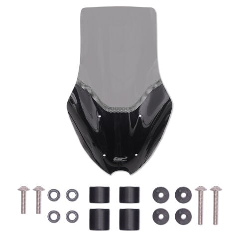 GP Kompozit Yamaha NMAX 125 / 155 2025-2026 Uyumlu Ön Tur Camı Füme