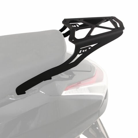 GP Kompozit Honda Activa 2023-2026 Uyumlu Arka Çanta Demiri Siyah