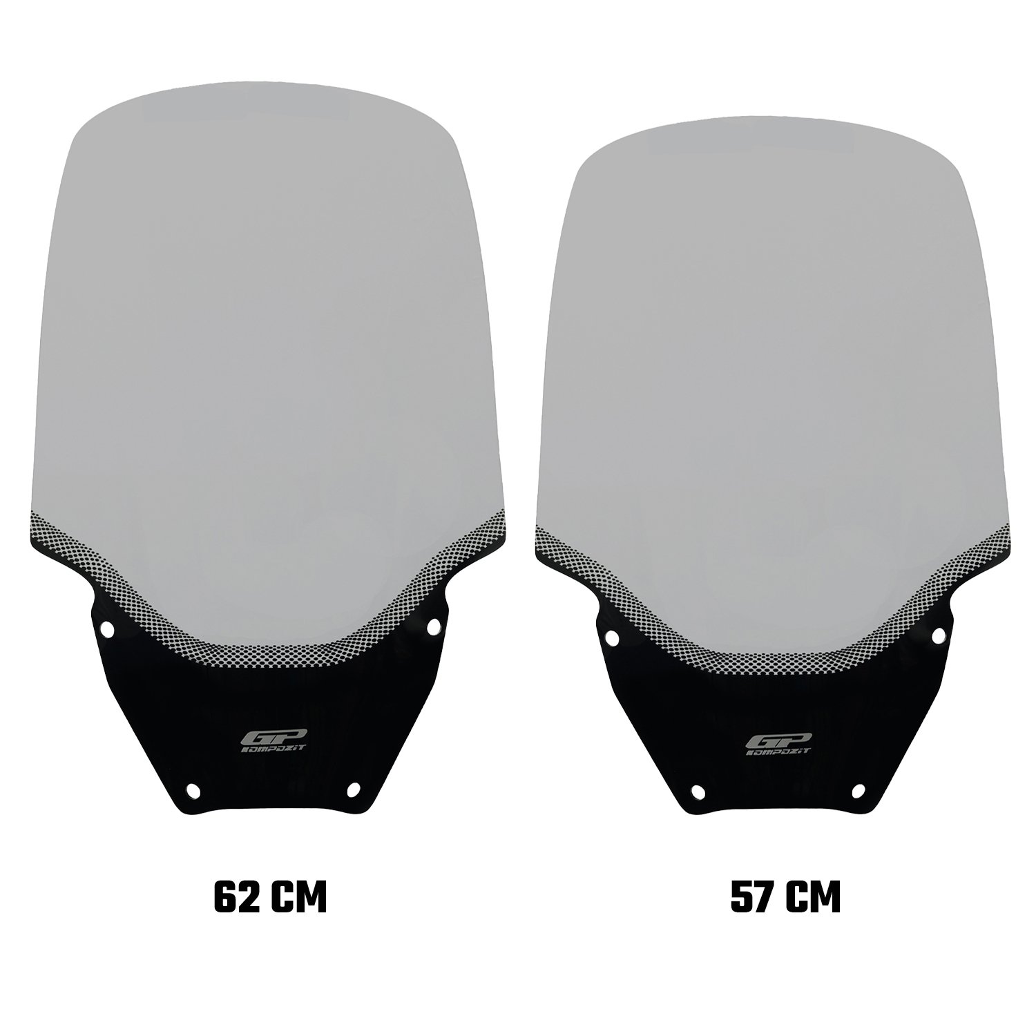 GP Kompozit Honda Forza 250 2021-2025 Uyumlu Baskılı Ön Tur Camı Füme