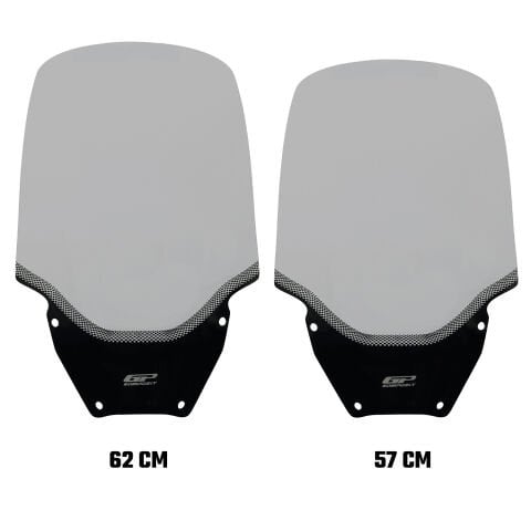 GP Kompozit Honda Forza 250 2021-2026 Uyumlu Baskılı Ön Tur Camı Füme